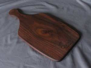 Planche à découper en bambou de haute qualité Planche à fromage en bois dur avec couteau en acier inoxydable inclus pour les chefs et les amateurs de cuisine - Product Image 2