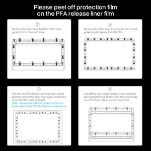 PFA Film for <b>Saturn</b> <b>2</b>/8K/3/4/4 Ultra/4 Ultra 16K (5 Pcs) - Product Image 5