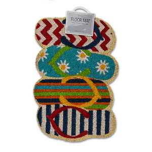 Alfombra de Entrada Moderna Reversible Tipo Flip-Flop, Alfombra de Goma y Poliéster para Oficina, Exterior, Baño, Fácil de Lavar - Product Image 3