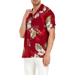 New Short-Sleeved <b>Men's</b> <b>Shirts</b> Hot Sale Beach <b>Shirts</b> Fashion Printed <b>Hawaiian</b> <b>Shirts</b> Beach Wear Knitted Summer Style OEM - Product Image 3