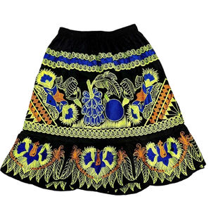 กระโปรงฮาวายทรงหลวมเอวสูงสำหรับผู้หญิงกระโปรงฮาวายทรงหลวมดีไซน์ใหม่ล่าสุดผ้าคอตตอน - Product Image 6