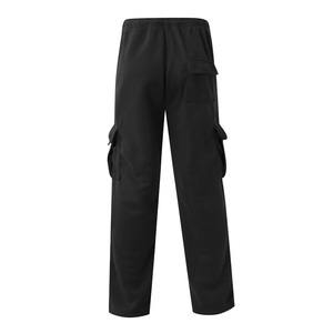 Pantalones de chándal informales estilo Hip Hop con cintura elástica para hombre, pantalones Cargo sueltos con decoración de rayas laterales, pantalones de pierna ancha para exteriores - Product Image 2