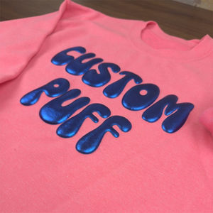 Personalizado Puff impresión sudadera diseñador ropa hombres mujeres suéter impreso cuello redondo sudadera - Product Image 1