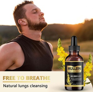 Suplemento de Extracto de Hoja de Gordolobo para Adultos de Marca Propia - Natural, 60 Cápsulas para la Limpieza Pulmonar y la Salud Respiratoria - Product Image 4