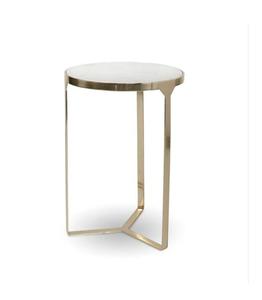 โต๊ะข้างโลหะดีไซน์ทันสมัยสำหรับห้องนั่งเล่นหรือห้องนอนโต๊ะกาแฟหรือน้ำชาที่ไม่เหมือนใครพร้อมคุณสมบัติการตกแต่งเฟอร์นิเจอร์ที่เป็นเอกลักษณ์ - Product Image 2