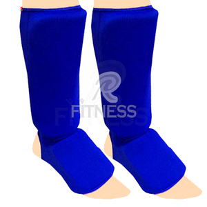 Protège-tibias en cuir PU professionnel pour la boxe, protège-tibias d'entraînement personnalisés pour la boxe, protège-tibias et protège-pieds pour le karaté - Product Image 6