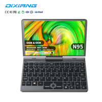 Laptop Touchscreen 2-in-1 8-Inci Laris Manis, Intel N95, RAM 12GB DDR5, SSD 512GB, Windows 11, Notebook Bisnis Ringkas