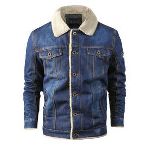 Denim <b>Jacket</b> with Oversized <b>Fit</b> and Washed ean <b>Jacket</b> Casual Outwear Fall <b>Jacket</b> Denim Button up Coat <b>Slim</b> <b>Fit</b> <b>Jacket</b> for Male - Product Image 3