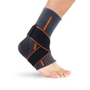 Baixo Preço Manga De Compressão Fitness Medical Protector Nylon Malha Ginásio Bandage Wraps Ajustável Brace Ankle Guard