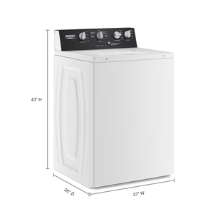 Lavadora Comercial de Carga Superior de Alta Eficiencia con Agitador y Conjuntos de Secadoras de Gas Ventiladas - Product Image 6