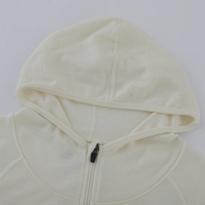 Sweat à capuche pour femme couleur unie 100% coton impression personnalisée High Street sweat à capuche pour femme - Product Image 3