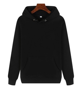 Sudaderas con Capucha para Hombre al por Mayor, Personalizadas, de Alta Calidad, 100% Algodón, Lisas, para Hombre y Mujer, Sudaderas Negras - Product Image 2