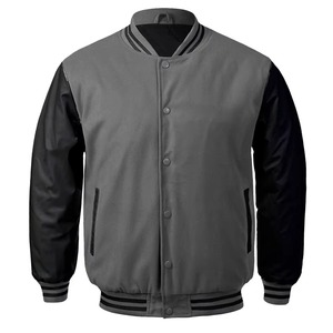 Breathable Plus Size <b>Men's</b> Versity College <b>Jackets</b> Wholesale Blank Varsity <b>Jackets</b> Custom Logo Plain Letterman Varsity <b>Jacket</b> - Product Image 5