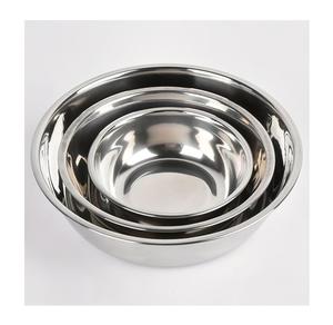 Juego de 2 cuencos para servir pulidos brillantes de acero inoxidable de diseño de tendencia superior para uso en utensilios de cocina - Product Image 5