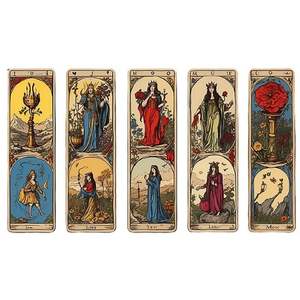 Il produttore personalizza la stampa personalizza i disegni delle carte dei tarocchi con la guida e la scatola - Product Image 1