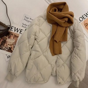 Chaqueta acolchada pequeña de estilo coreano para mujer de Mountain Mist, nueva chaqueta holgada de otoño con forro de nailon transpirable, técnicas impresas - Product Image 2