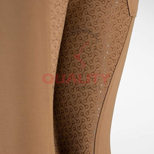 Collants d'entraînement équestre pour femmes avec ceinture de soutien en tissu doux au toucher assurant l'ajustement pendant l'équitation active - Product Image 4
