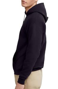 Sweat à capuche en molleton de coton surdimensionné pour adultes personnalisé Streetwear imprimé vêtements de sport solides épaule tombante automne porter respirant - Product Image 3