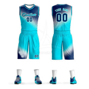 ชุดบาสเก็ตบอลคุณภาพสูงแบบขายส่ง พร้อมโลโก้สั่งทำ ดีไซน์ใหม่ พิมพ์ลายตามสั่ง ระบายอากาศได้ดี ไซส์ใหญ่ ราคาล่าสุด - Product Image 1