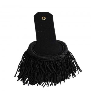 Épaulettes faites à la main avec des détails tressés en argent et or adaptés aux défilés uniformes formels porter des épaulettes pour la vente en ligne - Product Image 5