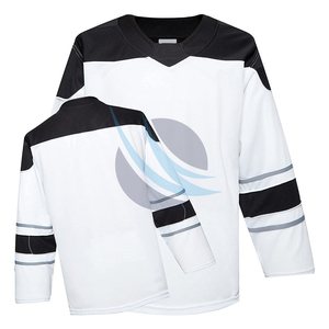 Custom Ice Hockey Jersey Color 100% <b>Polyester</b> Sports Team Training Wear for Adult Size Quick Dry Breathable Ice Hockey Jersey - Product Image 1