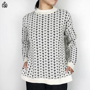 Suéteres de Punto Personalizados al por Mayor, Cuello Alto, Color Sólido, Holgados, Casuales y Cómodos para Mujer - Product Image 6