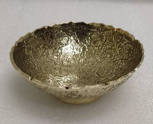 Haute Qualité Doré Mini Bol De Service En Laiton Matériel Maison Hôtel Restaurant Vaisselle De Table Commercial Acheteur Alimentaire Sûr En Métal - Product Image 2