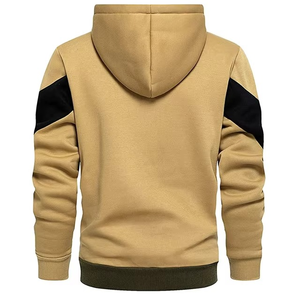 New Design Custom Solid <b>Yarn</b> Dyed <b>100</b>% Cotton Zipper Hoodies with High Quality Panel Design Fashionable Streetwear Style - Product Image 3