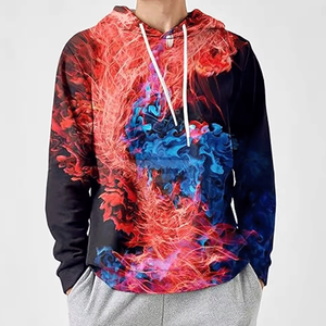 Nouveau design – Sweat à capuche homme éco-responsable à sublimation numérique pour l'automne – Meilleures ventes, faible MOQ - Product Image 3