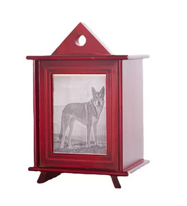 กรอบรูปที่ระลึกสำหรับสัตว์เลี้ยงทันสมัยทันสมัยทำจากไม้โกศแมวและสุนัข - Product Image 3