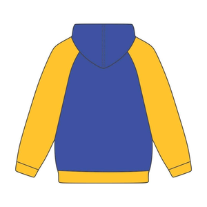 Sweat à capuche en coton à manches raglan bleu et or Sigma Gamma Rho, personnalisé pour la sororité grecque SGRho Divine Nine - Product Image 3