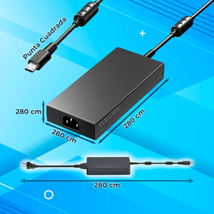 Caricabatterie Compatibile per Laptop MSI GP76/GE66/GE76/GP66 Leopard 20V 14A 280W, Materiale PC, Uscita DC, Connettore US - Product Image 4