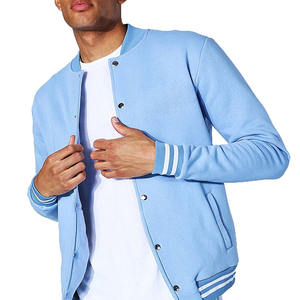 Blouson aviateur universitaire personnalisé OEM pour hommes grande taille broderie en chenille col montant hiver Letterman manteau Streetwear - Product Image 1