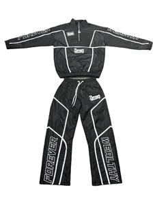 Ensemble survêtement homme coupe-vent en polyester réglable et personnalisable, pantalon de survêtement, style sportif à séchage rapide, ensemble de survêtement en nylon imperméable - Product Image 5