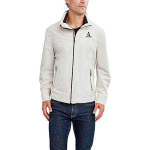 Veste de golf pour homme, col montant, logo sur le devant, écologique, respirante, coupe confortable, idéale pour l'entraînement de golf en extérieur et les vêtements de sport - Product Image 1