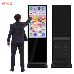 AIYOS Digital Engagement <span class=keywords><strong>Solution</strong></span> Ultra-Slim Kiosk mit drahtloser Steuerung und Branding Digital Signage <span class=keywords><strong>Display</strong></span> - Product Image 1