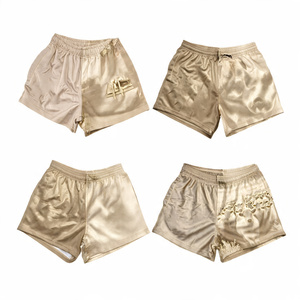 OEM personnalisé sublimation complète poches zippées respirant conception personnalisée broderie 2026 cordon vêtements de football shorts - Product Image 5