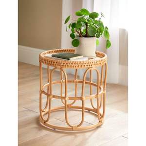 Mesa de anidación con estilo moderno de moda real, hecha de ratán, Color marrón, accesorios para muebles de sala de estar a bajo precio - Product Image 6