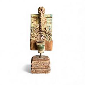 เชิงเทียนไม้ ตกแต่งบ้านและงานแต่งงานอย่างหรูหรา ที่วางเทียนสำหรับคริสต์มาสและอีสเตอร์ - Product Image 1