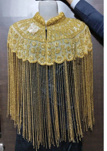 Hecho a mano estilo pijo adulto capa única alta moda Wrap Club fiesta niñas mujeres elegante detalle con cuentas accesorio de moda para mujer - Product Image 2