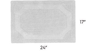 เสื่อห้องน้ำผ้าฝ้าย100% แบบกลับด้านได้ทั้งสองด้านใช้พรมห้องน้ำในรูปแบบและสีที่หลากหลายโดยผู้ช่วยให้รอด - Product Image 6