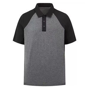 Camisa de Golf Personalizada 2025 para Hombre, Manga Corta, Antiarrugas, Alta Calidad, 140g, Transpirable, Algodón, Talla Grande, Estilo Casual, Multi-Panel - Product Image 6