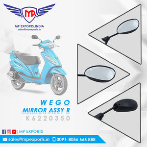 HIGH QUALITY INDIAN PRODUCT of <b>MIRROR</b> ASSY R - TVS WEGO TWO WHEELER SPARE PARTS AVAILABLE - Product Image 2