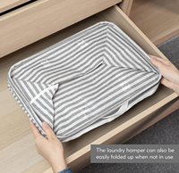 Housse de costume en tissu carrée de style moderne de haute qualité / Boîte de rangement pour vêtements suspendue, pliable, durable, facile à nettoyer, Vietnam