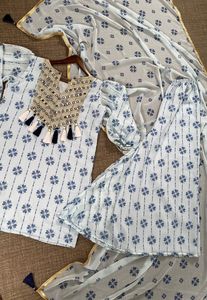 Premium Quality Designer Georgette Dress Pakistanais Salwar Kameez Suit Broderie Dames Indien Plazzo Mariage Ethnique Casual - Product Image 3