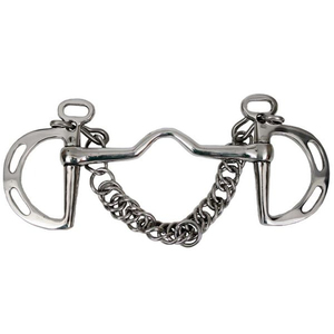 Broca de filete occidental de acero negro de alta calidad, broca de equitación con logotipo personalizado con material de acero inoxidable y aluminio - Product Image 3