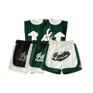 Pantalones Cortos de Baloncesto Retro para Hombre de Alta Calidad, Estilo Hip Hop Deportivo, Malla Transpirable, Bordado de Todos los Equipos, Cierre de Cremallera, Cordón Ajustable - Product Image 1