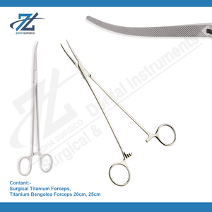 Fórceps Bengolea Acero inoxidable recto 20cm Instrumentos de cirugía quirúrgica Fabricante de instrumentos quirúrgicos Pakistán - Product Image 2