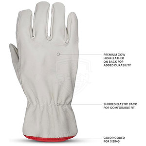 ถุงมือหนังคุณภาพพรีเมียม ราคาสมเหตุสมผล ผลิตจากวัสดุหนัง ป้องกันมือ ปลอดภัย  ขั้นต่ำในการสั่งซื้อน้อย - Product Image 3