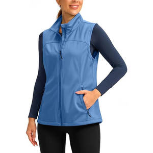 Chaleco de estilo único para mujer, chaleco moderno con botón frontal y 2 bolsillos disponibles en todos los colores - Product Image 1